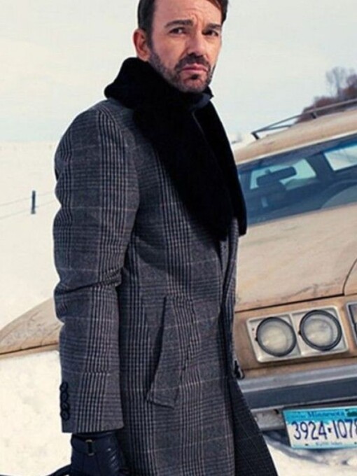 Fargo Lorne Malvo Fur Collar Long Coat