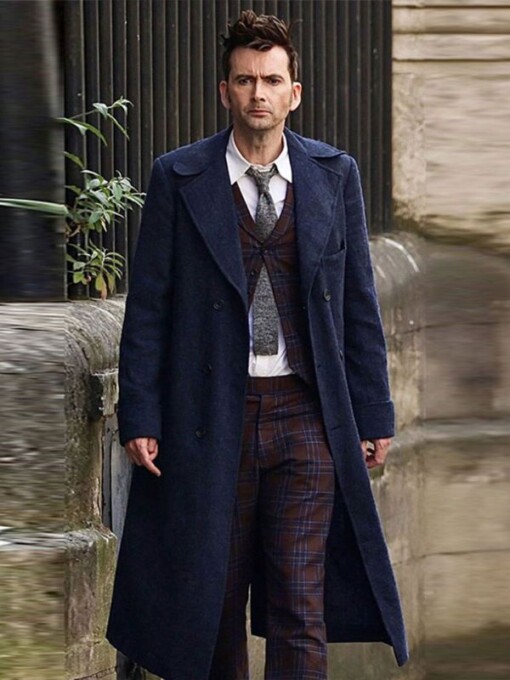 Doctor Who The Doctor Blue Trench Coat