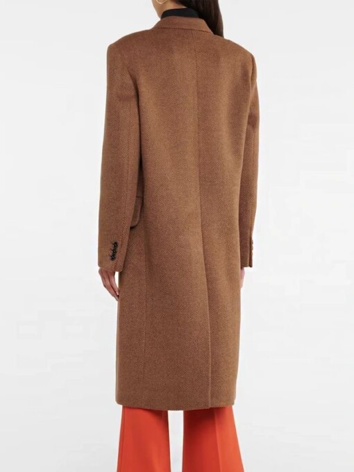 Taylor Swift NYC Chic Brown Trench Coat