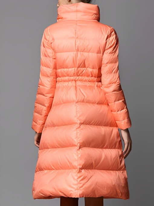 Elsbeth Carrie Preston Orange Puffer Coat