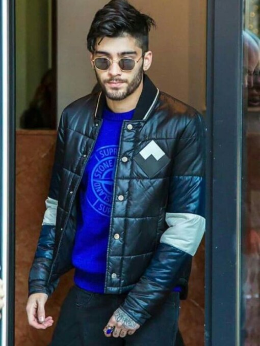 Zayn Malik Black Puffer Jacket