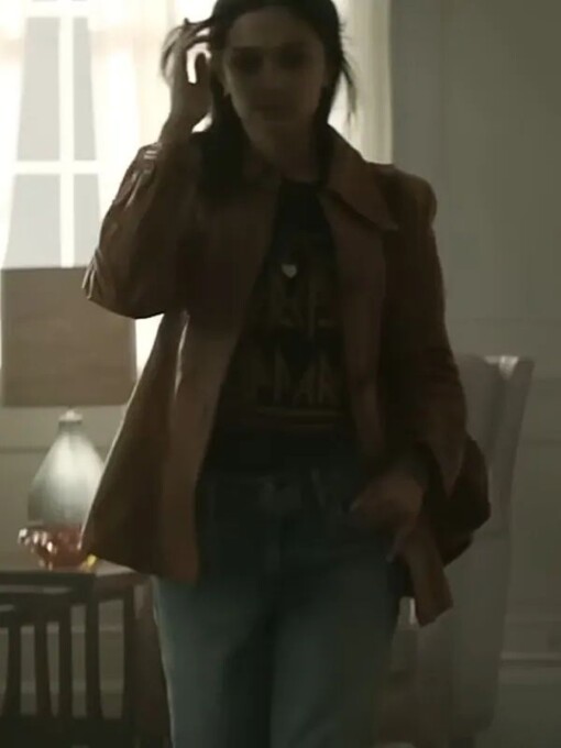 You Amy-Leigh Hickman Brown Leather Jacket