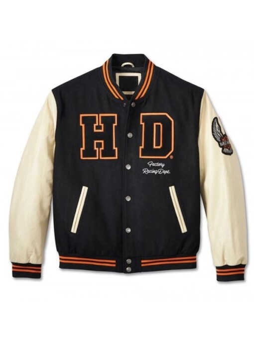 Harley Davidson 120th Anniversary Varsity Jacket