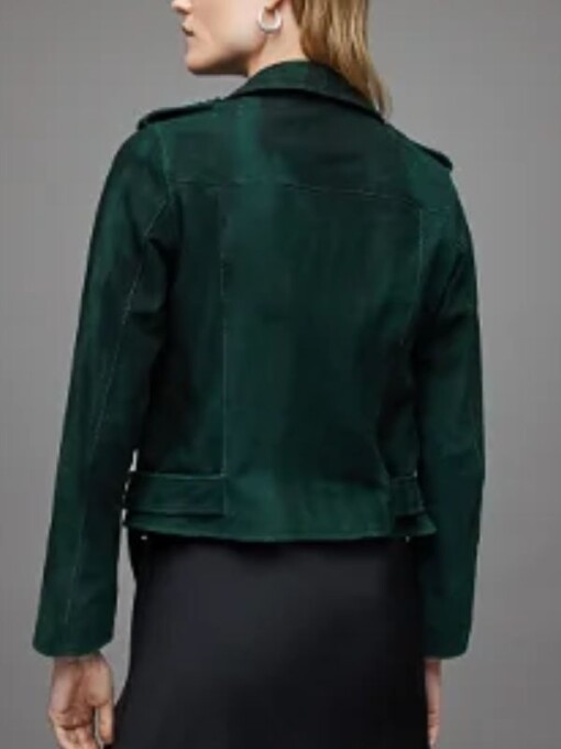 The Spiderwick Chronicles Joy Bryant Green Suede Jacket