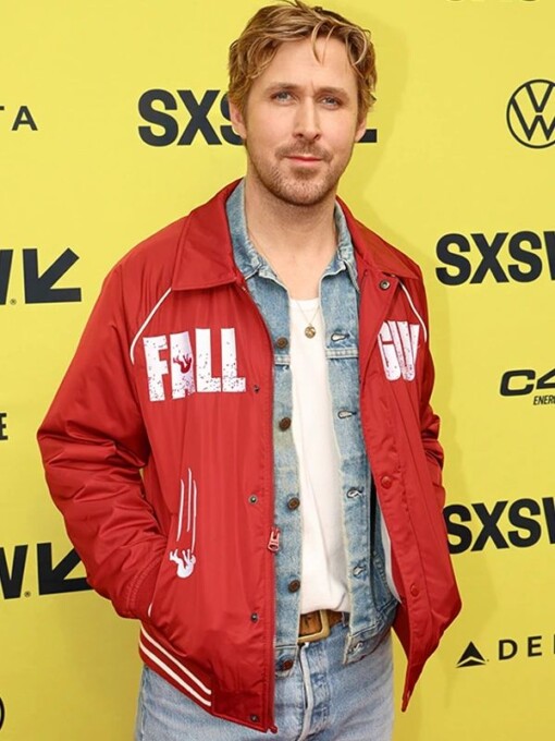The Fall Guy 2024 Ryan Gosling SXSW Red Jacket