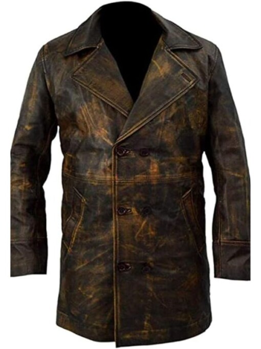 Doctor Who Sam Swift Brown Leather Coat