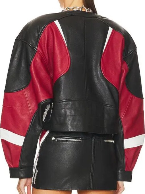 Summer House Paige DeSorbo Black and Red Jacket