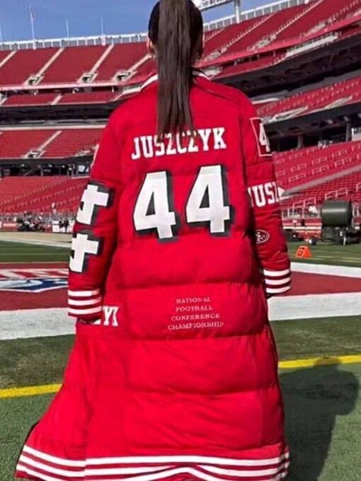 San Francisco 49ers Kristin Juszczyk Puffer Coat