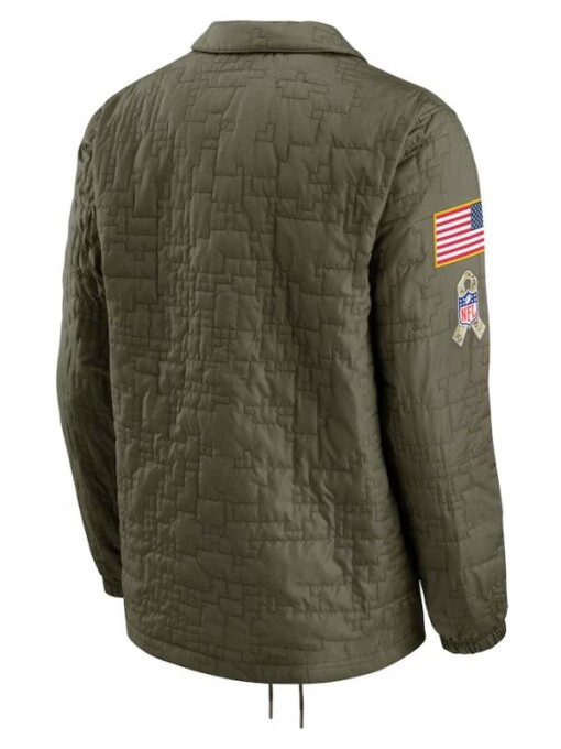 Dallas Cowboys Nike Olive 2021 Salute To Service Jacket