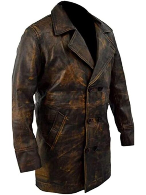 Doctor Who Sam Swift Brown Leather Coat