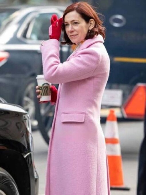 Elsbeth Carrie Preston Pink Coat