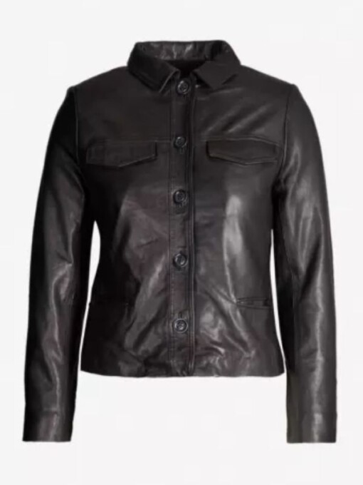 Not Dead Yet Nell Serrano Black Leather Jacket