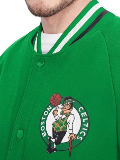 Tommy Jeans Kelly Green Boston Celtics Jacket