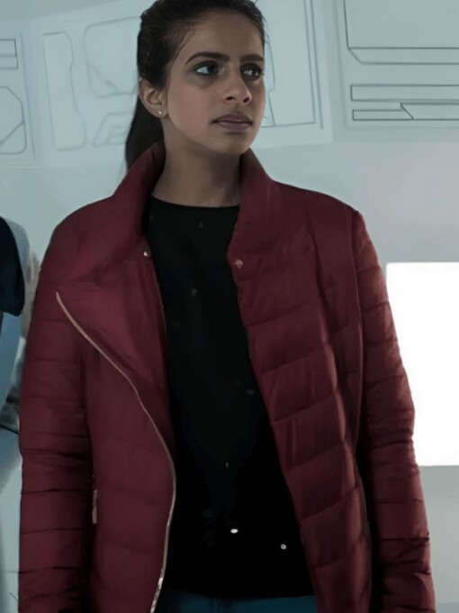 Doctor Who Mandip Gill Puffer Jacket