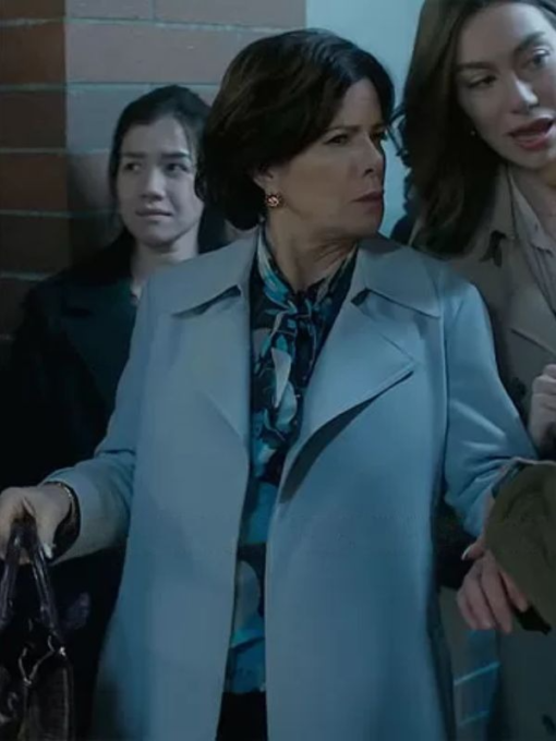 So Help Me Todd Margaret Blue Trench Coat