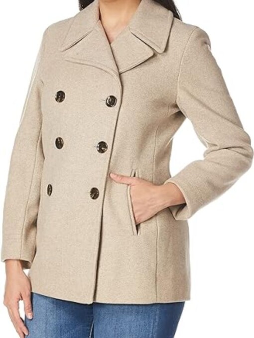 General Hospital Felicia Scorpio Beige Peacoat