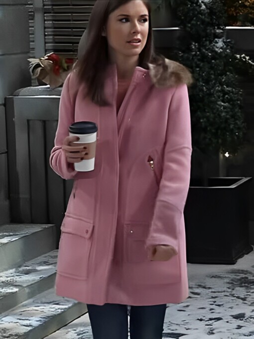 General Hospital Willow Tait Pink Fur Coat