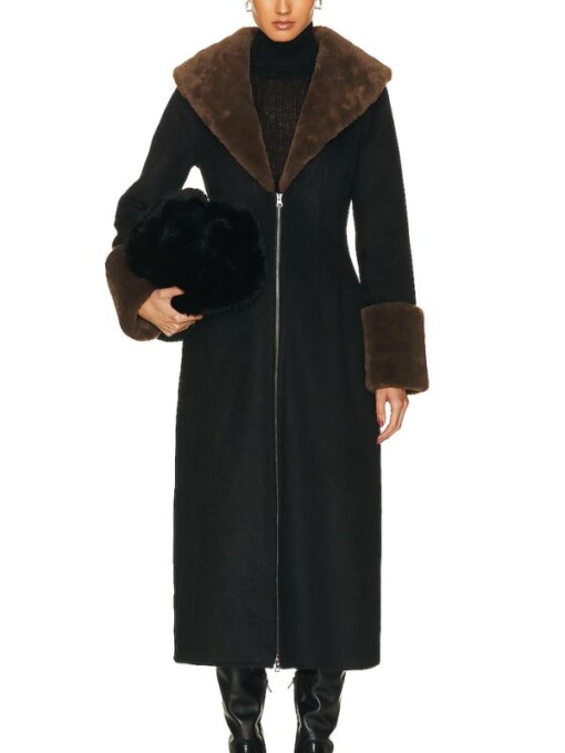 General Hospital Jordan Ashford Fur Collar Coat