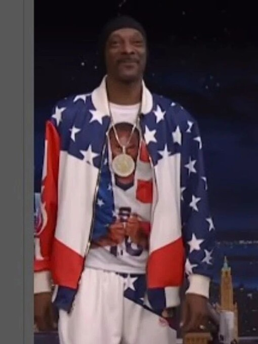 Jimmy Light Up Studio 6B Snoop Dogg USA Flag Tracksuit