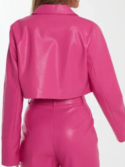 Alexandra Jarvis Selling The OC 2024 Pink Cropped Jacket