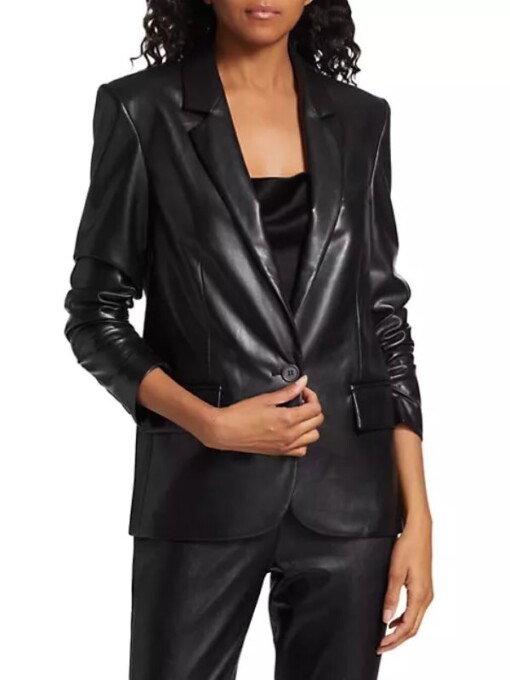 General Hospital Lois Cerullo Leather Blazer