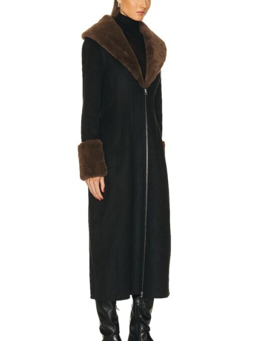 General Hospital Jordan Ashford Fur Collar Coat