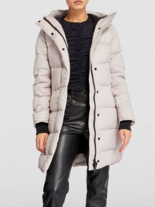 Chicago Med Hannah Asher White Puffer Coat