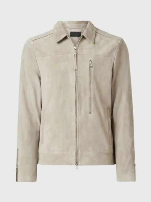 9-1-1 S07 Eddie Diaz Beige Suede Jacket