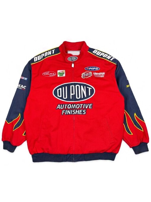 Vintage Jeff Gordon Dupont Red NASCAR Racing Jacket