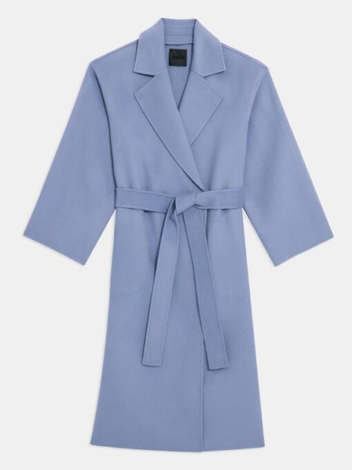 General Hospital Diane Miller Blue Long Coat