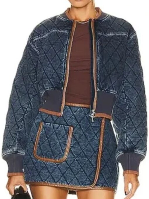 Chicago Fire Hanako Greensmith Quilted Bomber Jacket