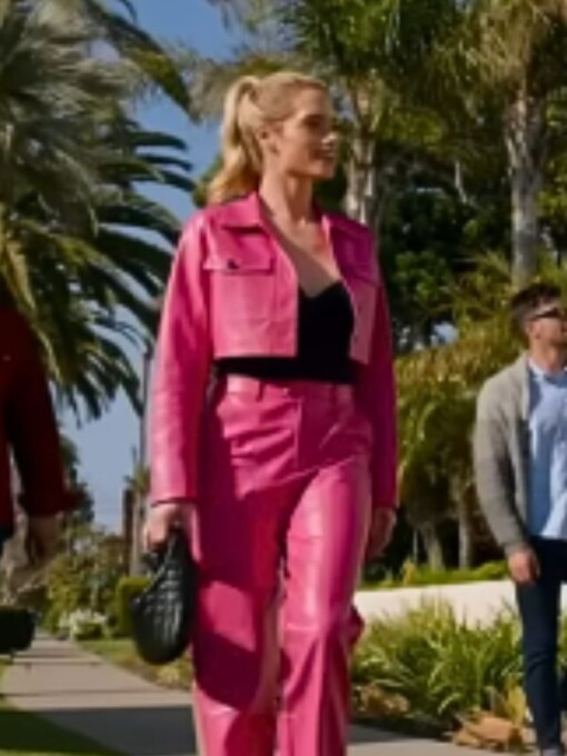 Alexandra Jarvis Selling The OC 2024 Pink Cropped Jacket