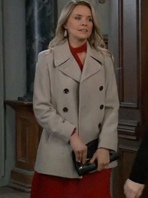 General Hospital Felicia Scorpio Beige Peacoat