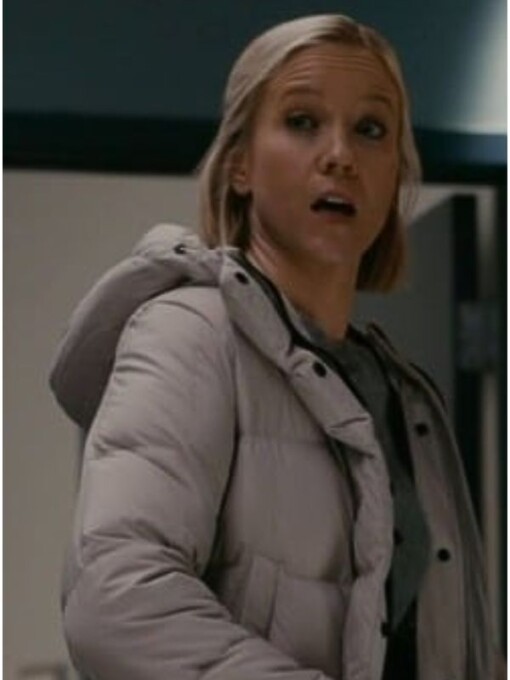 Chicago Med Hannah Asher White Puffer Coat