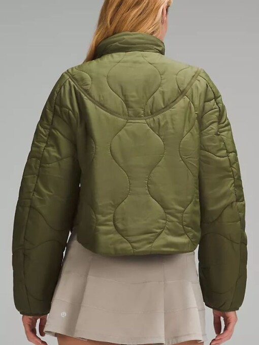 Will Trent Amanda Wagner Green Quilted Jacket