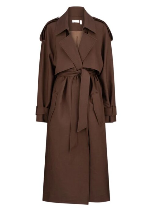 The Young and the Restless Phyllis Newman Brown Trench Coat