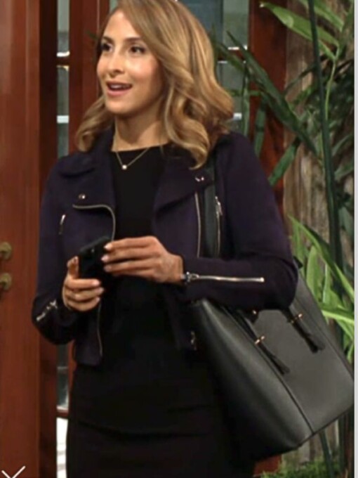 The Young and the Restless Lily Winters Suede Jacket