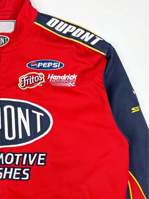 Vintage Jeff Gordon Dupont Red NASCAR Racing Jacket