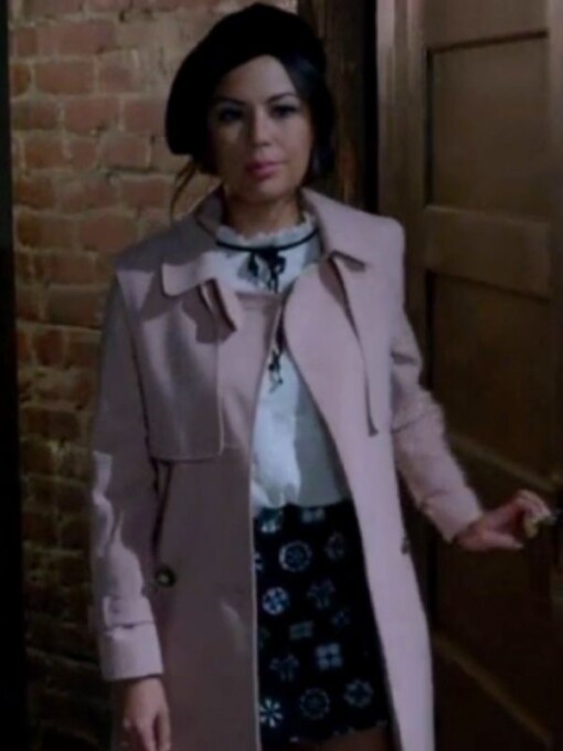 Pretty Little Liars Mona Vanderwaal Pink Trench Coat