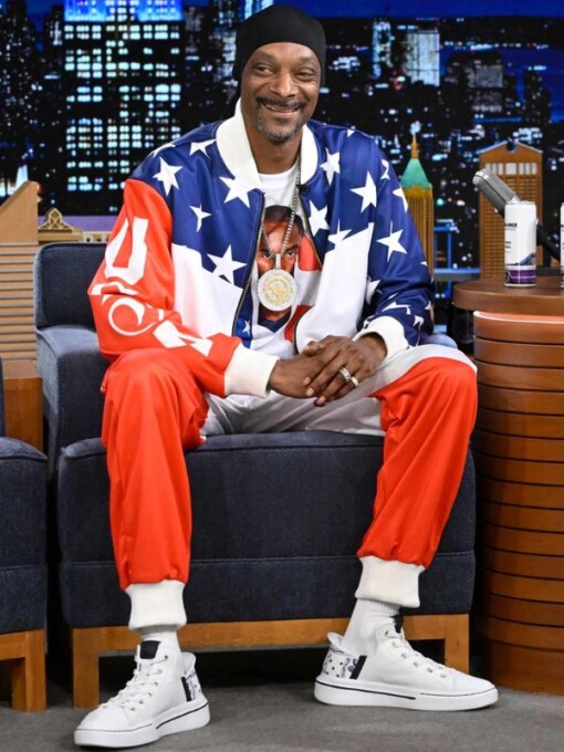 Jimmy Light Up Studio 6B Snoop Dogg USA Flag Tracksuit