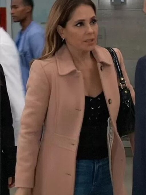 General Hospital Olivia Falconeri Pink Coat