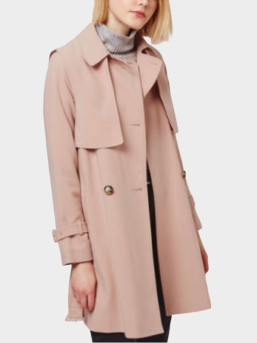 Pretty Little Liars Mona Vanderwaal Pink Trench Coat