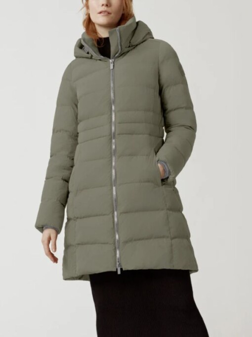 Chicago Med Maggie Campbell Green Puffer Coat