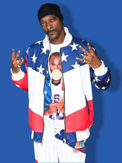 Jimmy Light Up Studio 6B Snoop Dogg USA Flag Tracksuit