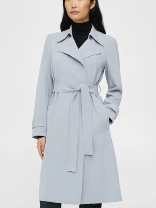 So Help Me Todd Margaret Blue Trench Coat