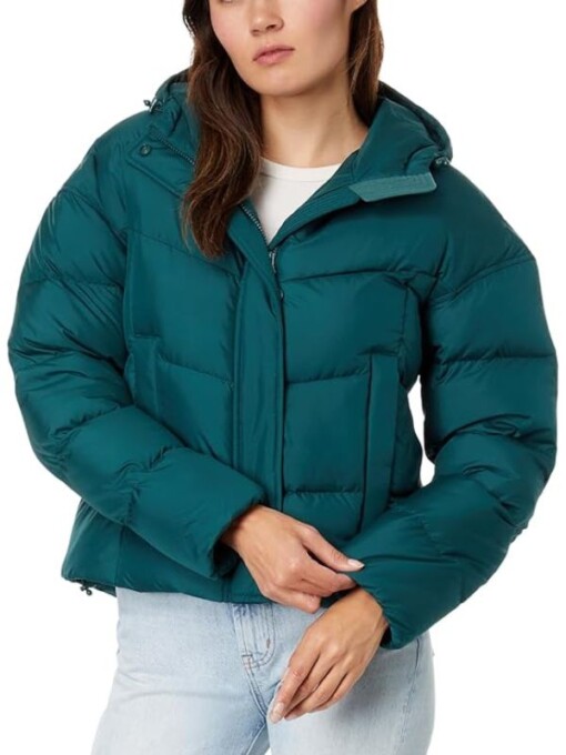 Chicago Fire Miranda Rae Mayo Teal Puffer Jacket