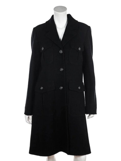 The Kardashians S05 Kris Jenner Black Coat