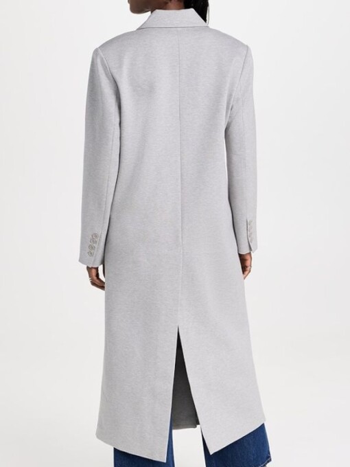 The Kardashians Kris Jenner Grey Coat